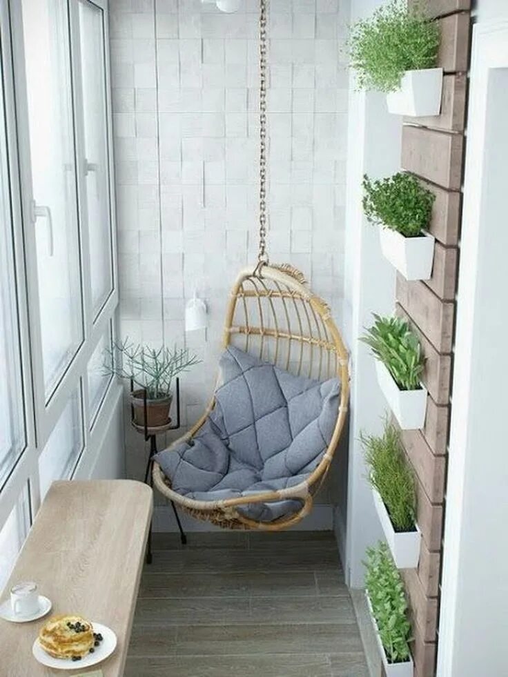 Подвесное кресло на балкон фото 37 Cozy Apartment Balcony Decorating Ideas Apartment balcony decorating, First a