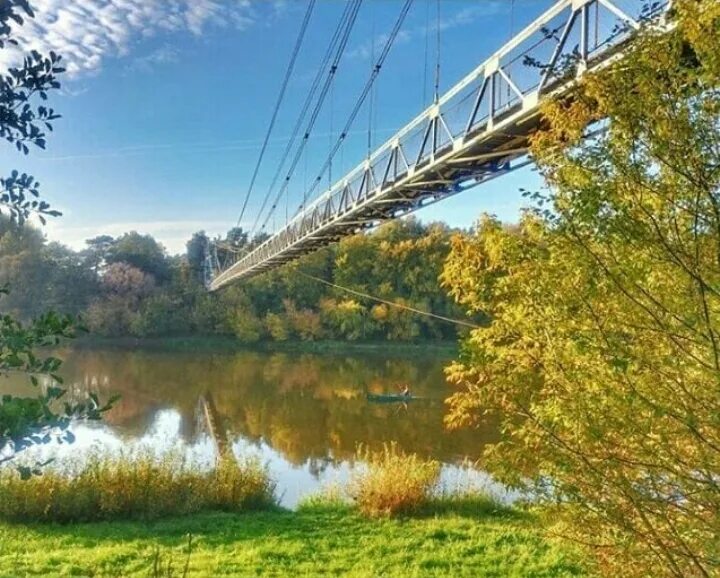 Подвесной мост гродненская область мосты фото Подвесной пешеходный мост в Мостах ГУК "Мостовская районная библиотека"