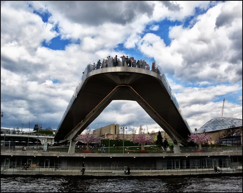 Подвесной мост москва зарядье фото Парящий мост парка Зарядье... :: Юрий Яньков - Социальная сеть ФотоКто