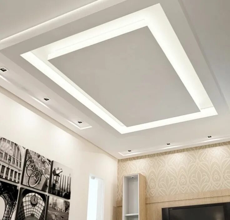 Подвесной потолок фото Pin by Aline Andrade on Iluminação False ceiling design, Simple ceiling design, 