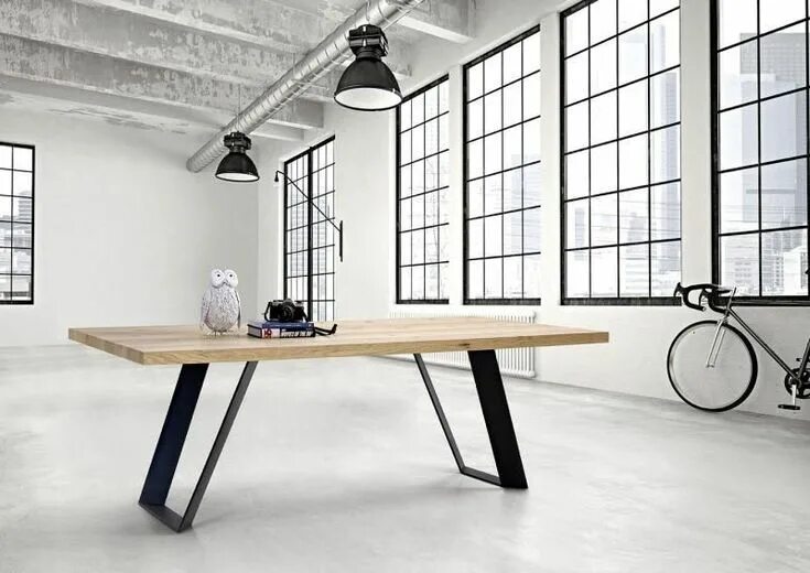 Подвесной стол в стиле лофт Check out this crazy table design. Innovative design and aesthetic. #diningchair