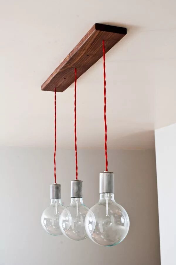 Подвесной светильник своими руками Minimalist triple hanging pendants Lampadari rustici, Lampadari, Lampade da soff