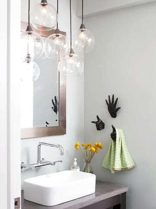 Подвесной светильник в ванную в интерьере skin Admin light bulb pinterest bathroom pendant lights scientist population Con