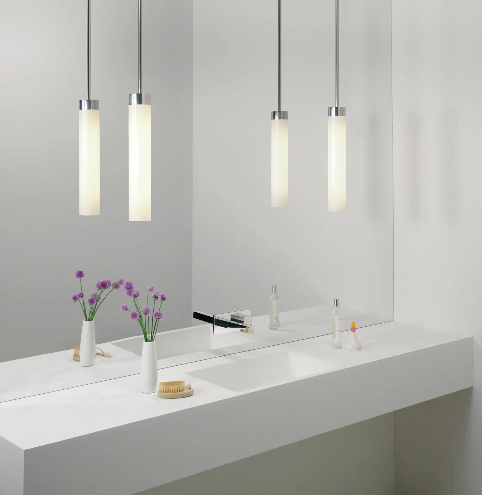 Подвесной светильник в ванную в интерьере 100+ Small Pendant Lights for Bathroom - Best Interior Paint Brand Check mor. Ba