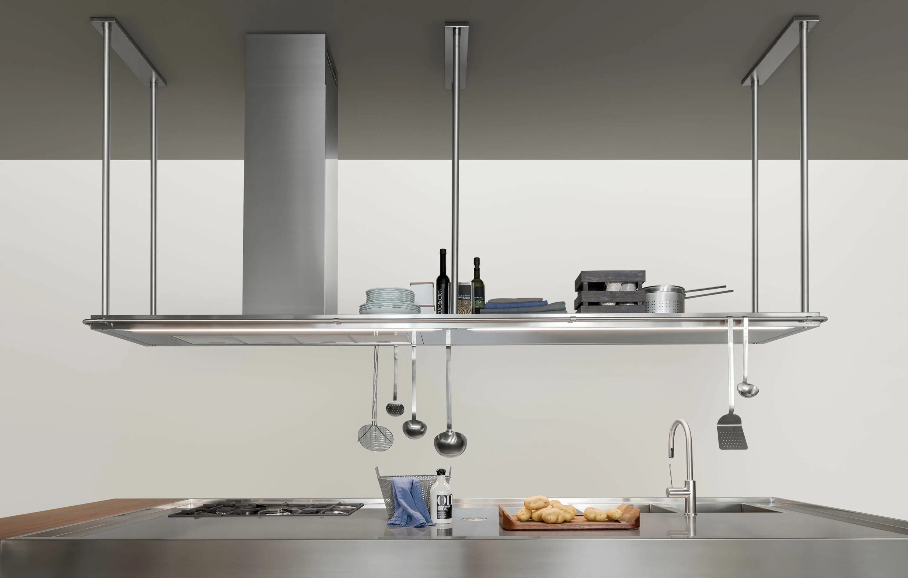 Подвесные кухни фото Extraction Systems Artusi island hood Architonic Mounted shelves, Kitchen projec