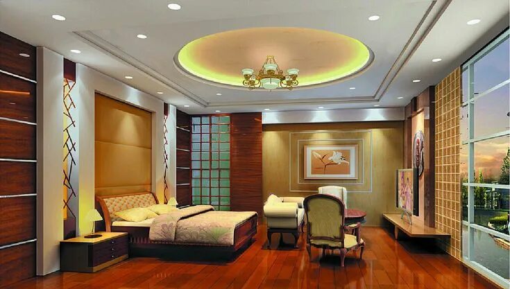 Подвесные потолки фото комната Unique-False-Ceiling-Designs-In-Indian-Bedrooms Ceiling design living room, Ceil