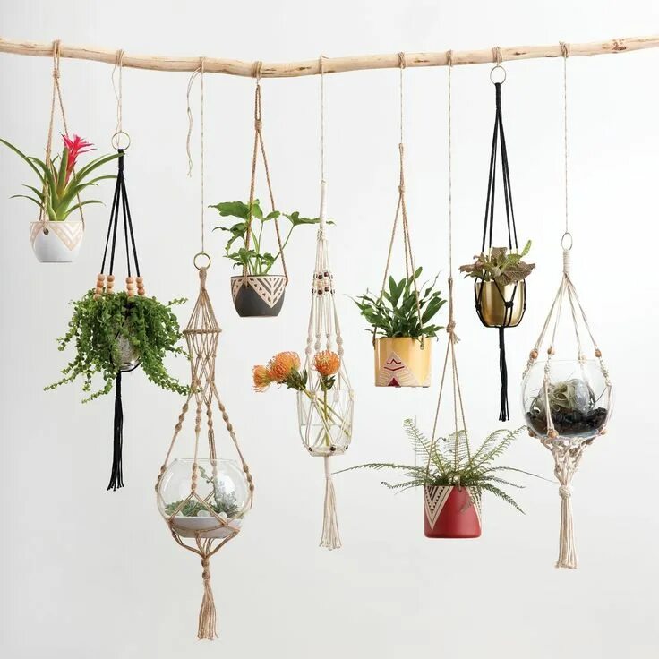 Подвесные цветы в интерьере 22 Products That’ll Bring A Little Nature Into Your Home Deco plantes interieur,