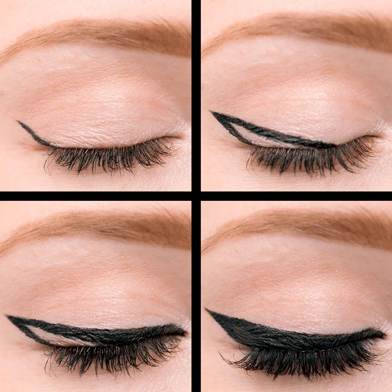 Подводка глаз фото поэтапно How to Do a Cat Eye for Your Eye Shape Makeup.com by L'Oréal Cat eye makeup tuto