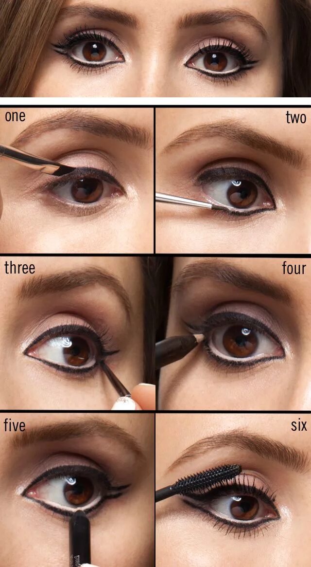 Подводка глаз фото поэтапно How to do double-flick eyeliner No eyeliner makeup, Eyeliner, Eyeliner for begin