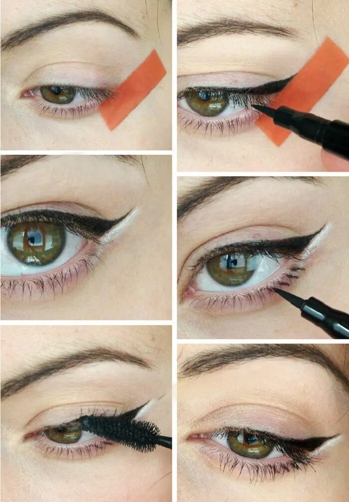 Подводка глаз фото поэтапно Cat eyes tutorial eyeliner pen #EyelinerTutorial Eyeliner Tutorial in 2019 Cheap