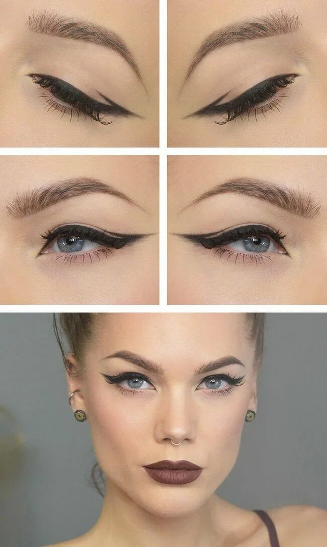 Подводка глаз с нависшим веком фото The best ways to Use Eyeliner Eye makeup, Makeup tips, Everyday makeup