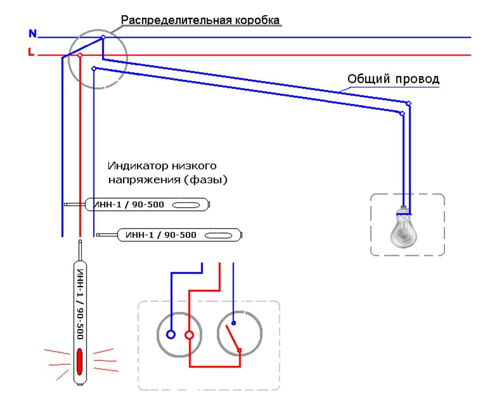 Подводка подключение розетки и выключателя Импульсное реле: использование для управления освещением