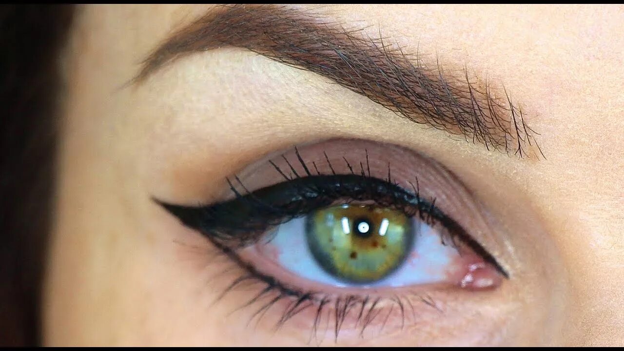 Подводка татуаж Cat Eye Eyeliner; Sophia Loren Inspired Tutorial. - YouTube