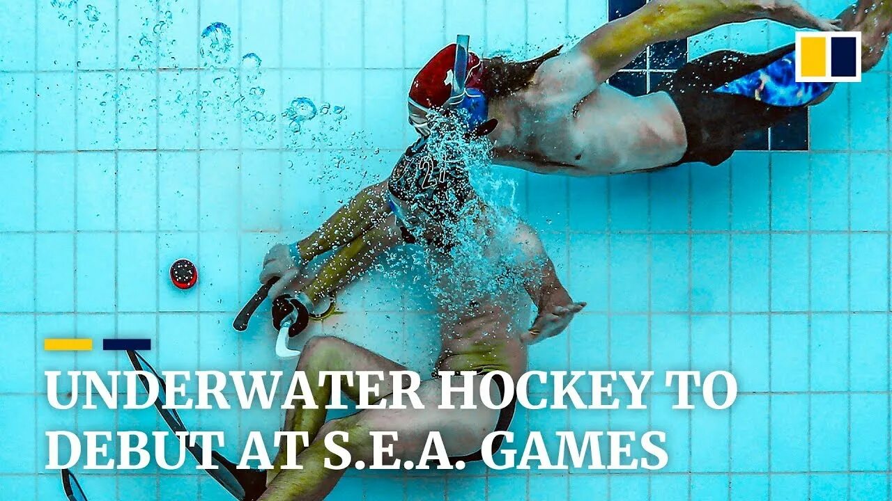 Подводный спорт фото Underwater hockey to debut at Southeast Asian Games - YouTube