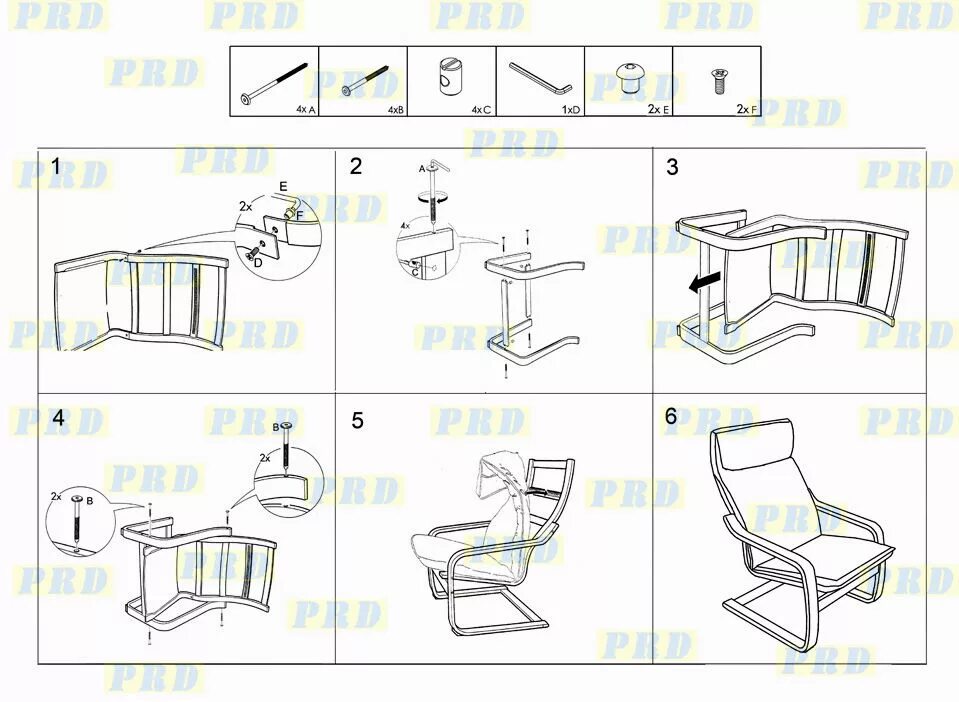 Поэнг икеа инструкция по сборке Кресло поэнг как собрать - Дом Мебели.ру