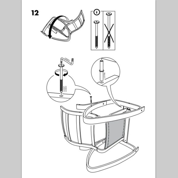 Поэнг икеа инструкция по сборке Крепеж для кресла поэнг - Дом Мебели.ру