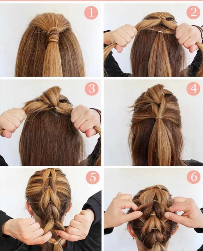 Поэтапно прически для девочек среднем Hairstyles in kindergarten: original ideas and novelties - hairdesignon.com Прич