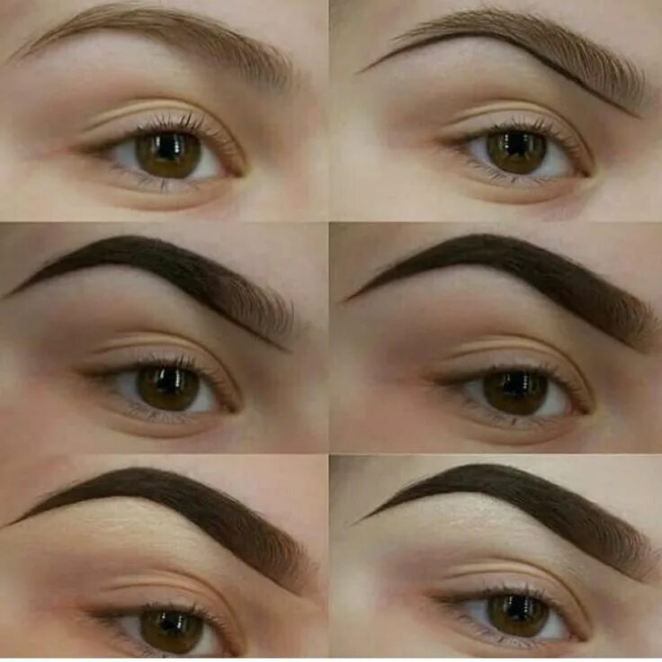 Поэтапный макияж бровей #eyebrows Makeup, Makeup pictorial, Makeup store