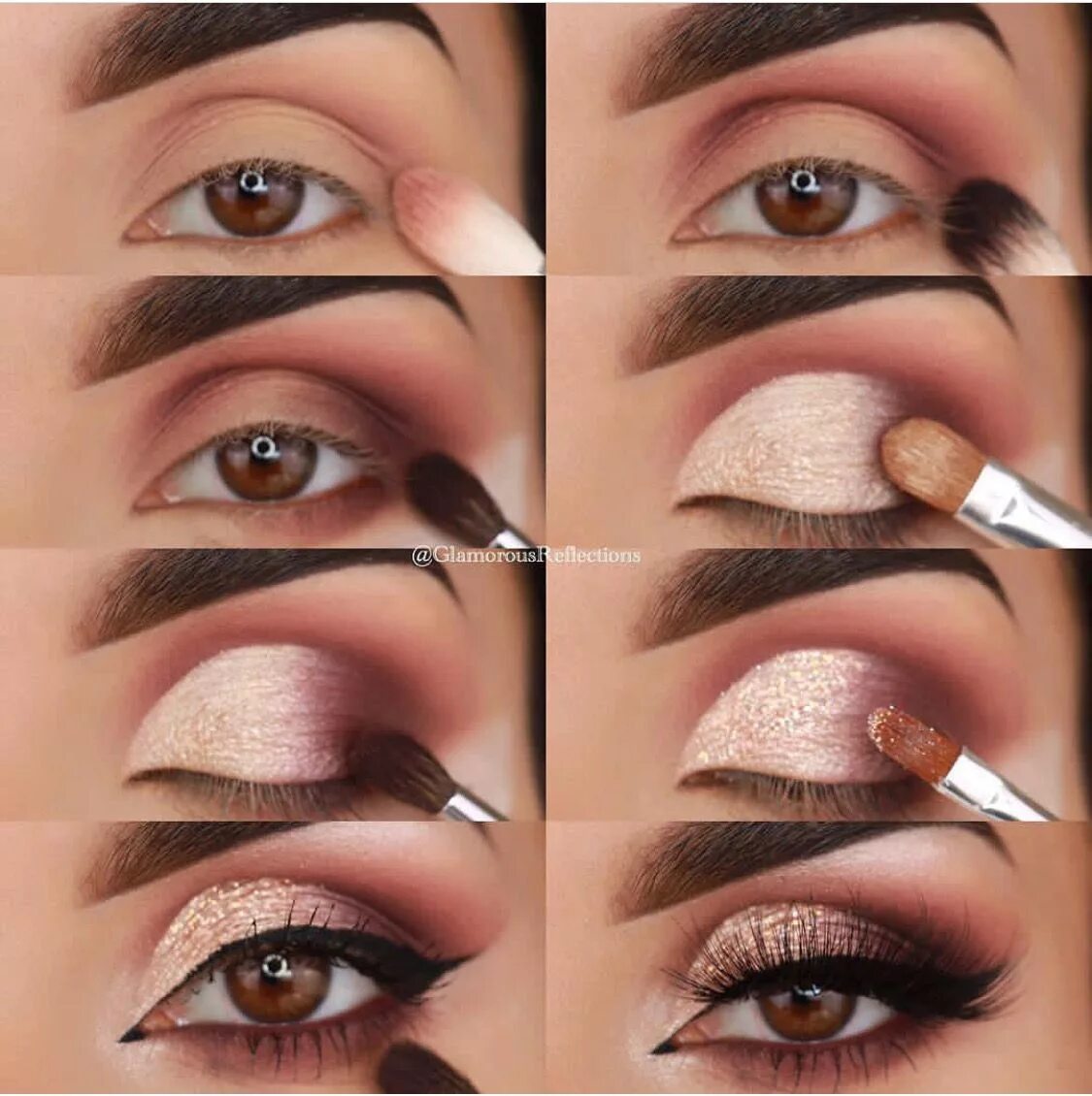 Поэтапный макияж фото Pin on TUTORIELS ❤ Pinterest makeup, Eye makeup tutorial, Natural smokey eye