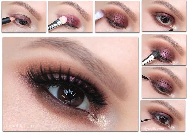 Поэтапный макияж глаз для нависшего века Тени для век Estrade Carnaval de couleur Urban decay eyeshadow tutorial, Simple 