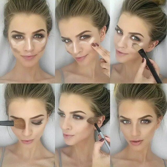 Поэтапный макияж лица для начинающих пошагово Marina Laswick (Dukes) on Instagram: "Here is an easy how-to contouring and high