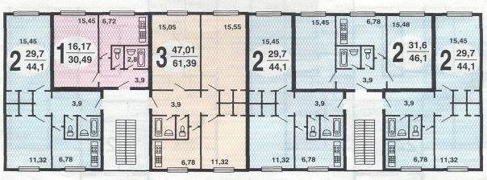 Поэтажная планировка квартир Проект дома хрущевки 5 этажей кирпич