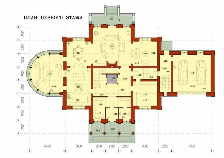 Поэтажные планировки домов Estate "Montevil" Современные планы дома, Планы дома мечты, Проекты домов