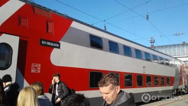 Поезд 065 воронеж москва фото Отзыв о Поезд № 739Ж "Воронеж - Москва" двухэтажный Современный и достаточно ком