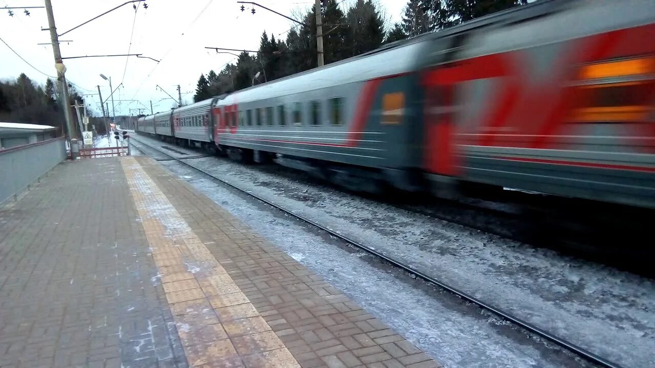 Поезд 107я вологда москва фото Электровоз ЭП20-039 со скорым поездом 108Я/095 "Дневной Экспресс" - YouTube