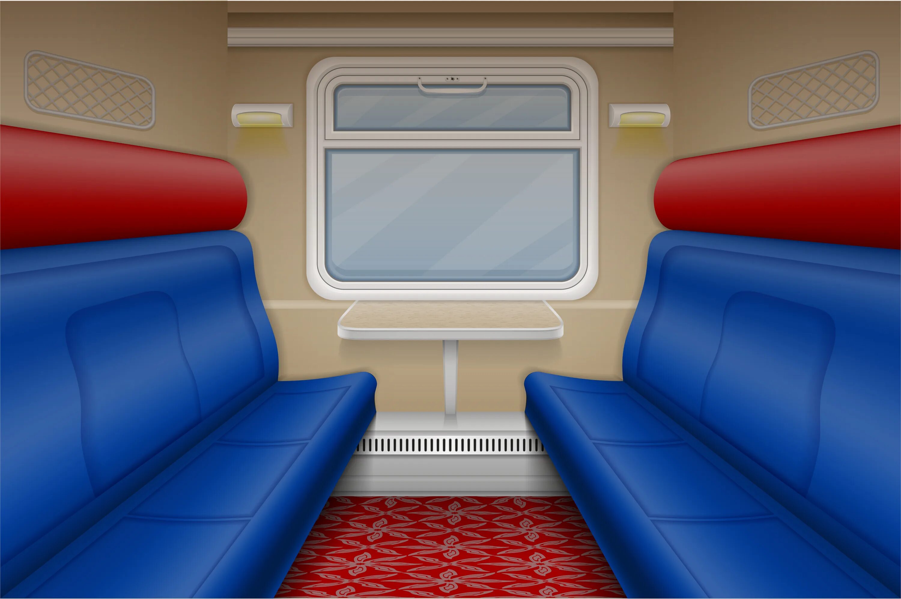 Поезд 3 фото train compartment inside view vector 488548 Vector Art at Vecteezy