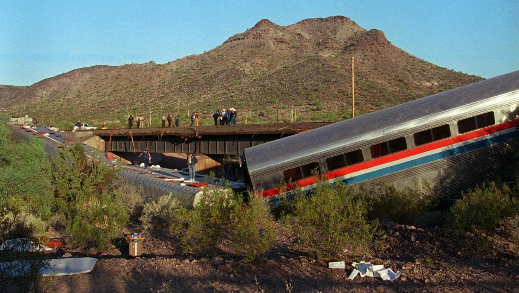 Поезд феникс фото 5 notable train derailments in Arizona since 1973