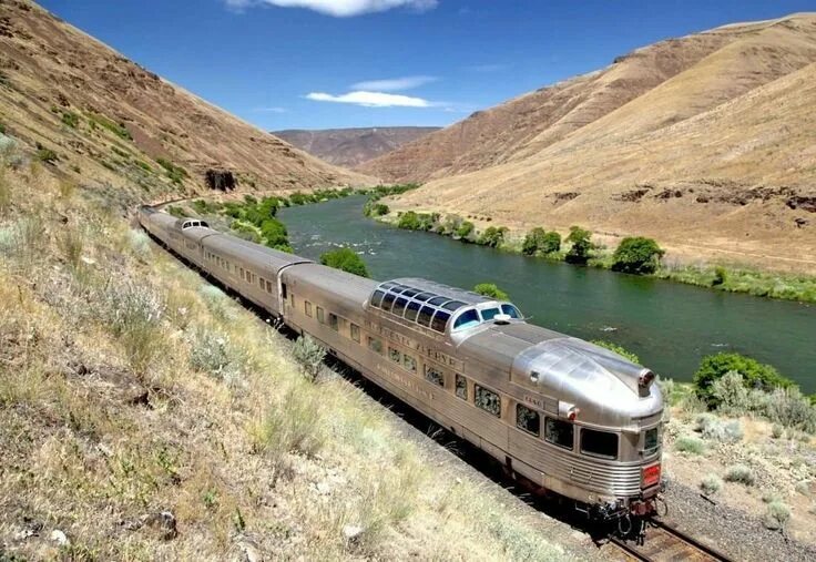 Поезд фото 4 "California Zephyr"! Dome observation "Silver Solarium" dome lounge "Silver Lari