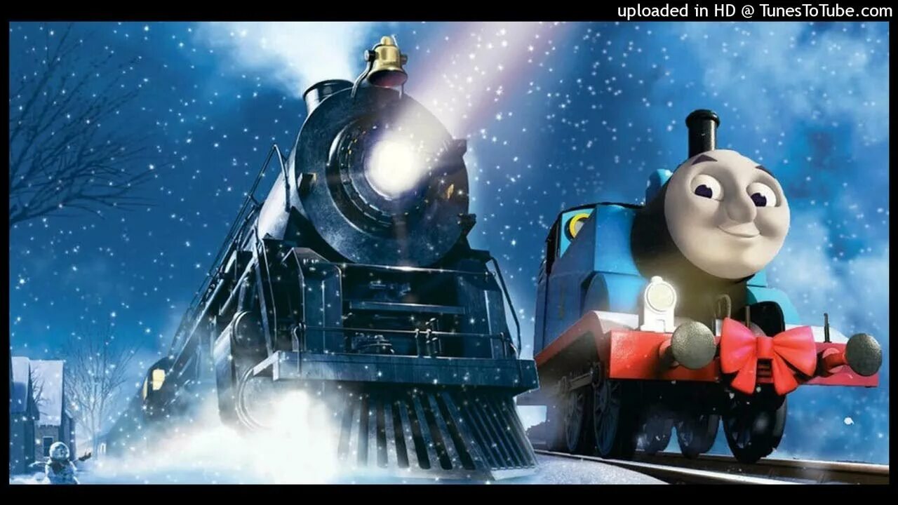 Поезд фото мультик Thomas & Friends - Really Useful Engine (ft. Steven Page and the Polar Express W