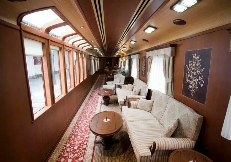 Поезд фото внутри вагона люкс El Transcantábrico Luxury train, Train tour, Train journey