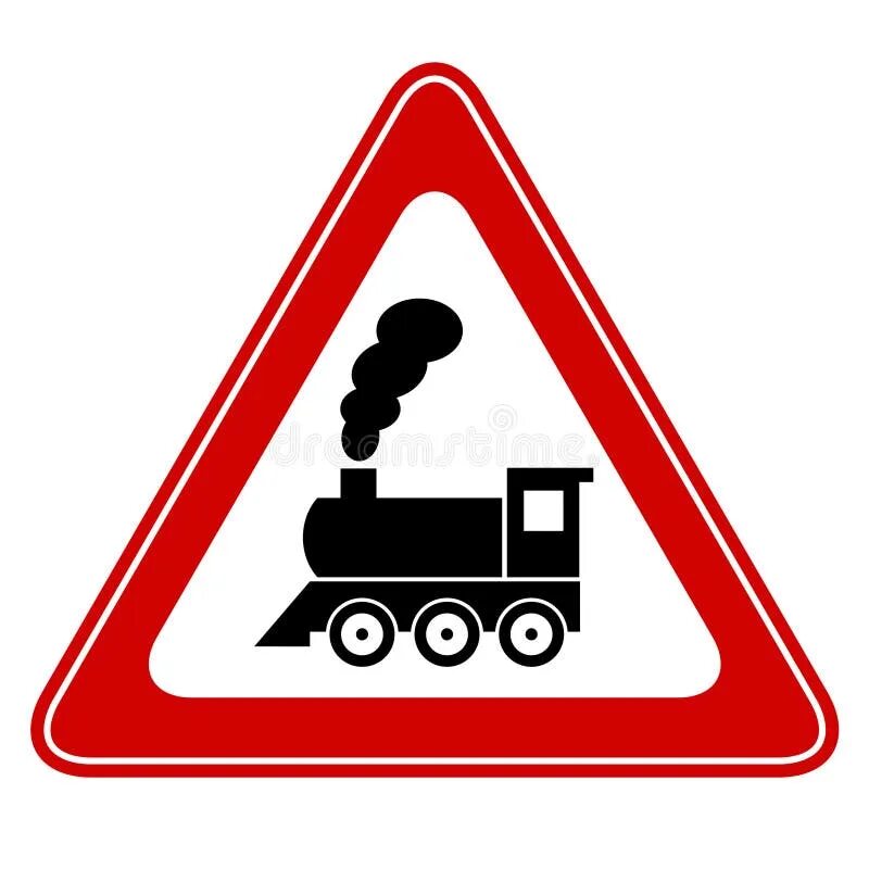 Поезд фото знак Train vector sign stock vector. Illustration of danger - 59130054