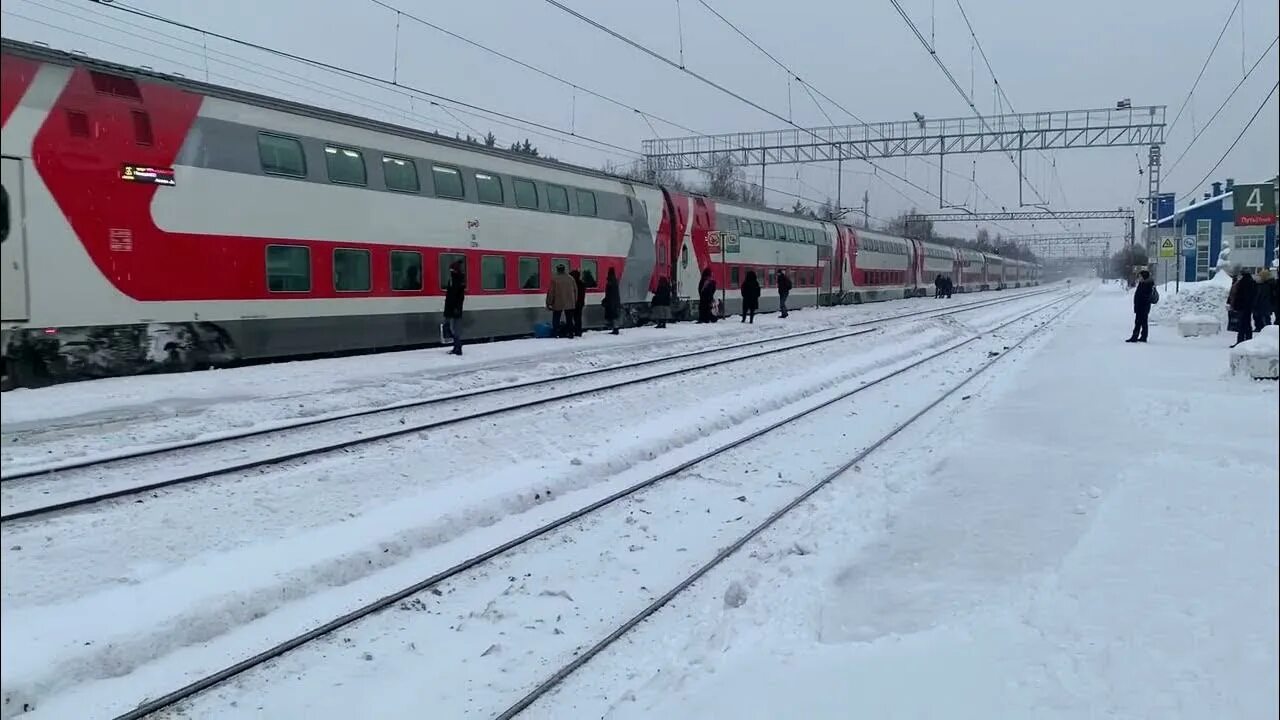 Поезд иван паристый брянск фото Новый двухэтажный поезд "Москва-Брянск" - YouTube