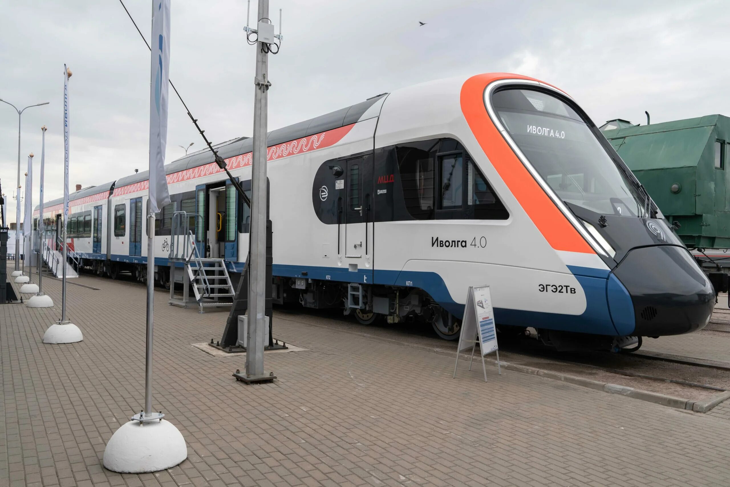 Поезд иволга фото TMH presented the Ivolga 4.0 electric train