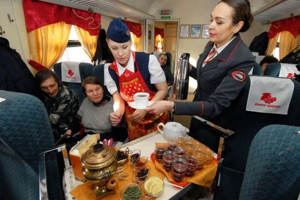 Поезд калина красная фото Поезд калина