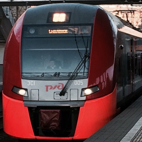 Поезд ласточка в смоленск фото Photos at Поезд № 747 "Ласточка" Москва - Смоленск - Пресненский - Москва, Москв