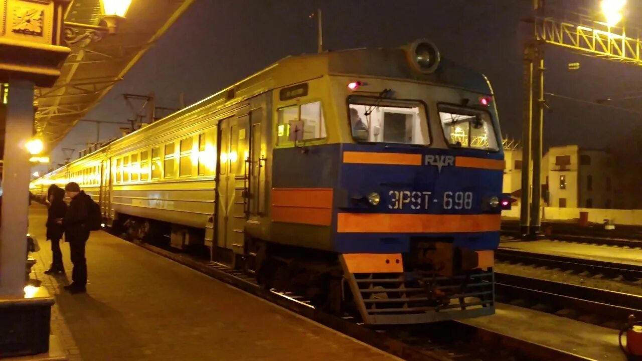 Поезд минск брест фото Train 711 Minsk - Brest (2018) - YouTube