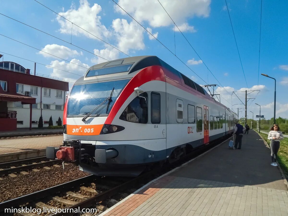 Поезд минск брест фото Stadler FLIRT. Путешествие на швейцарской электричке из Минска в Беларусь : mins