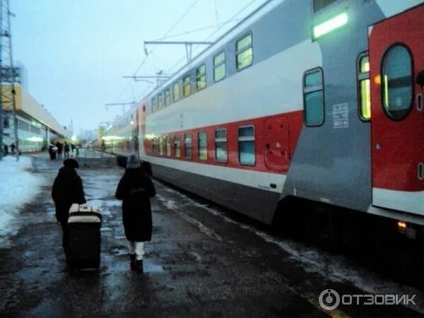 Поезд москва пенза фото Отзыв о Двухэтажный поезд № 052 Пенза-Москва Поезд 52-й "Сура" - привезет вас в 