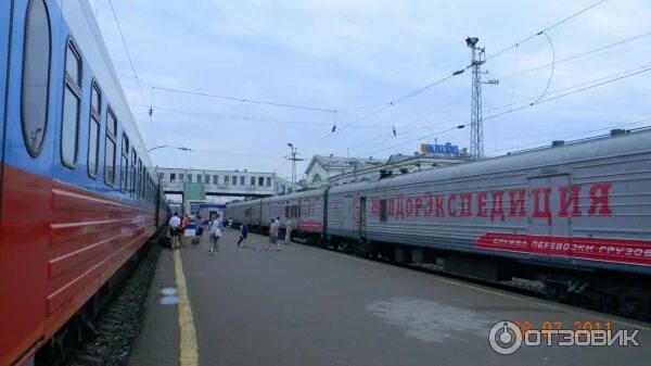 Поезд москва владивосток фото св Отзыв о Скорый фирменный поезд РЖД № 2 "Россия" (Москва-Владивосток) Сбылась меч