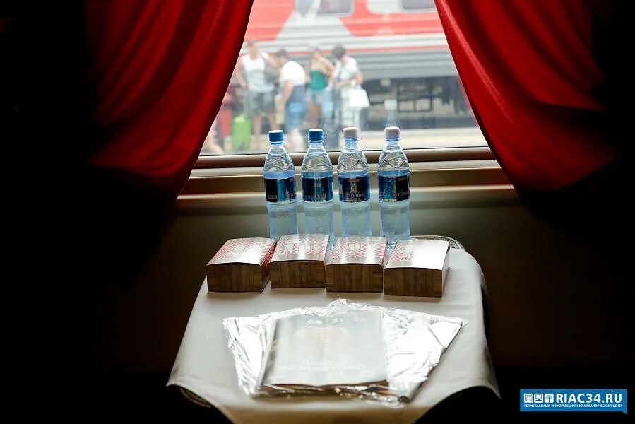 Поезд москва волгоград фото Фирменный поезд Волгоград - Москва укомплектован новыми современными вагонами