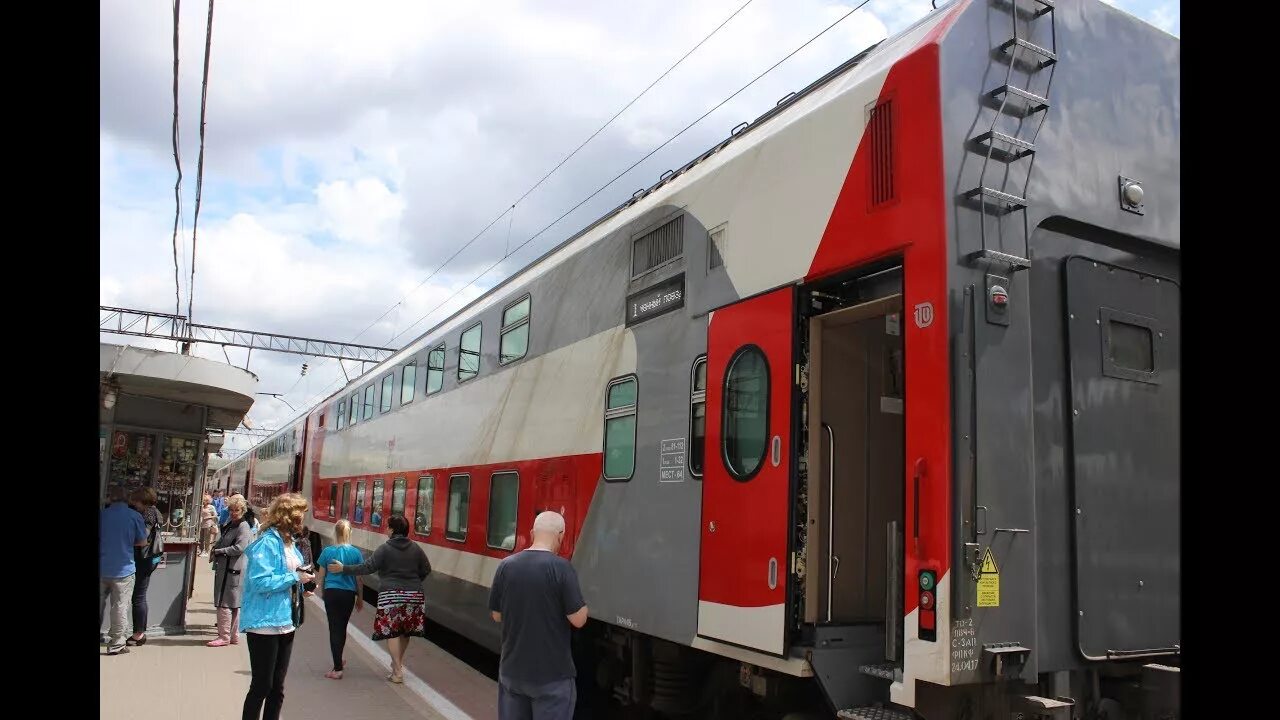 Поезд пальмира двухэтажный санкт петербург фото Едем в Отпуск на двухэтажном поезде Санкт Петербург Адлер - YouTube