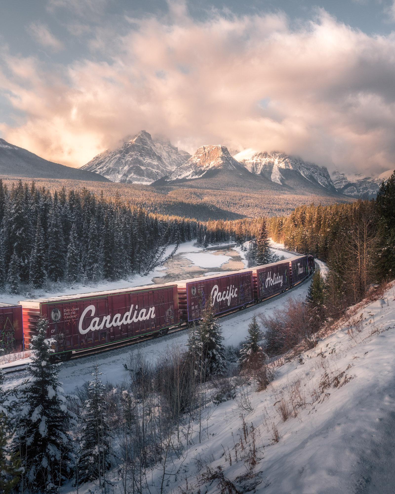 Поезд природа фото Wallpaper : train, nature, forest, portrait display, Canada, mountains, winter, 