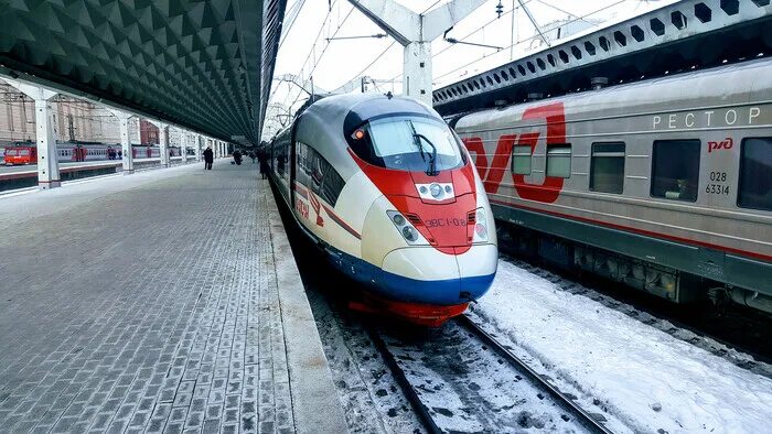 Поезд сапсан москва санкт петербург фото Самые популярные у туристов железнодорожные маршруты на Новый год, 20 ноября 201