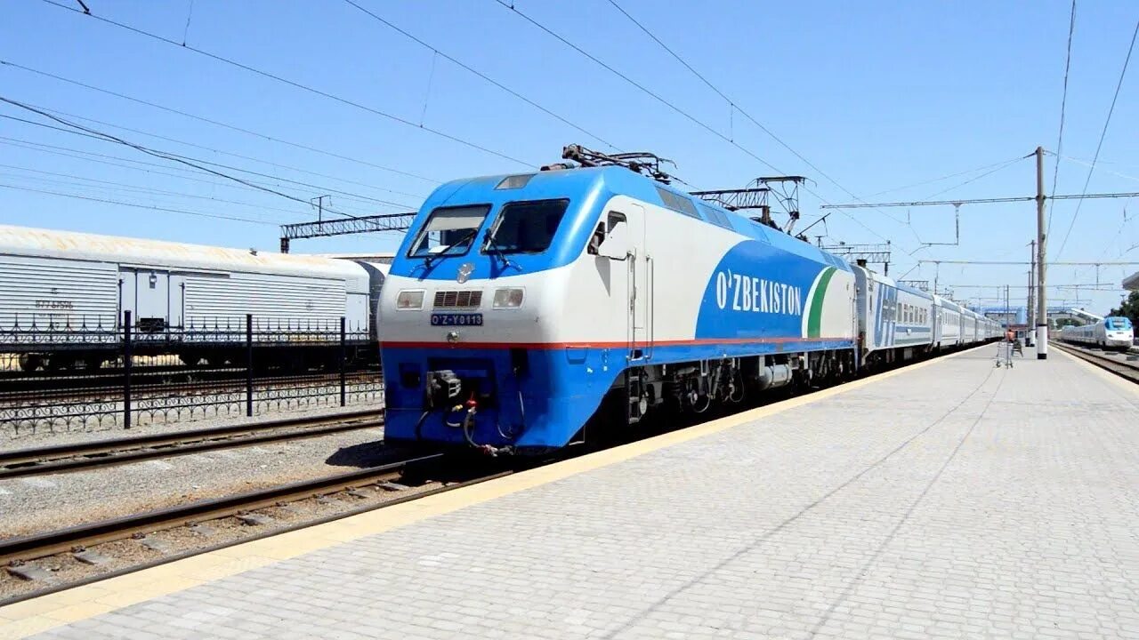 Поезд шарк фото Tashkent - Sariosiyo - Tashkent passenger railway line opened Bright Uzbekistan