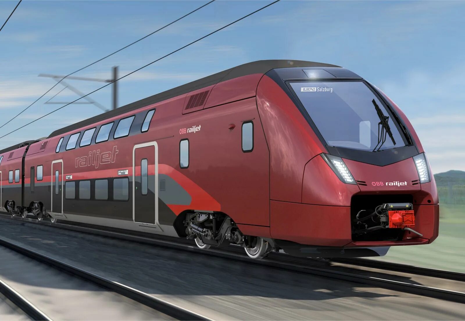 Поезд штадлер фото ÖBB orders long and short distance double decker units from Stadler Rail News