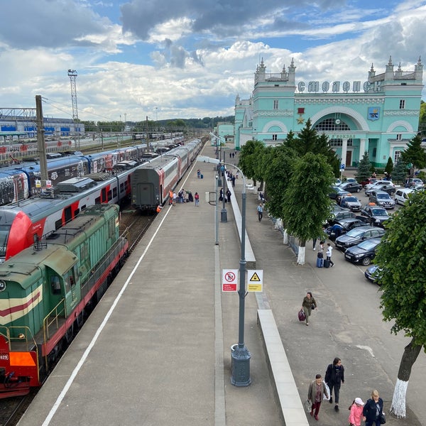 Поезд смоленск фото Photos at Ж/д вокзал Смоленск Smolensk Train Station - 62 tips from 6096 visitor